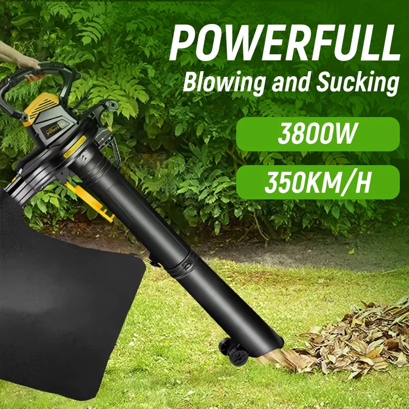 Electric Air Blower 230-240V Powerful Dust Collector Leaf Snow Blowing Cleaning Tool Home Garden Air Blower Dust Blower