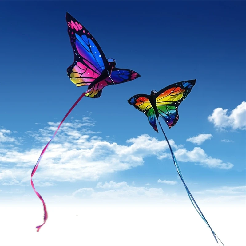 New colorful butterfly kites flying Outdoor toys sports animal kite professional kite wind kites sting line dragon kites factory