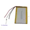 3.7V 3000mAh 11.1Wh 3 Wires Thermistor Lithium Polymer Li LiPo Battery 605085 For Car Camera PDA MID ipod Portable Tablet PC