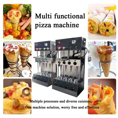 Best Quality Promotional Pizza Cone Maker Machine Line/Free Shipping Pizza Cone,Oven Machine,Display Case