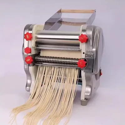Automatic Commercial Electric Noodle Making Machine 20CM Roller Round Noodle Maker Machine