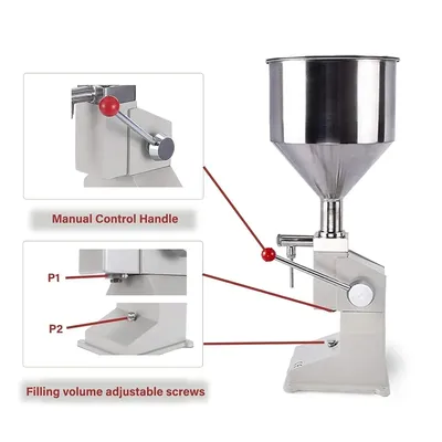 Manual Yogurt Gel Honey Jam Filling Machine Small Household Perfume Cola Packaging Machine