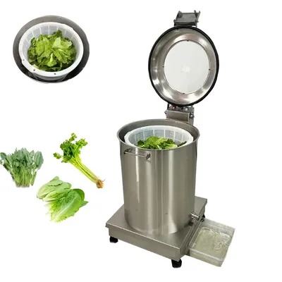 Professional Lettuce and Vegetables Dehydration Machines Commercial Food Vegetable and Fruit Centrifugal Drying Machine
