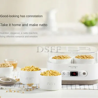 Portable Micro Multifunctional Ceramic Inner Pot Natto Fermentation Machine 220V Fully Automatic Electric Yogurt Machine