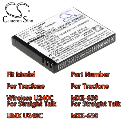 Hotspot Battery For Tracfone Wireless U240C Straight Talk UMX U240C Part Number For Tracfone MXE-650 Straight Talk MXE-650