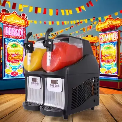 Electric Cube Ice Shaver Granizing Machine 226Kg/H Commercial Snow Cone Chopper Home Slush Crusher Blender Flake Maker