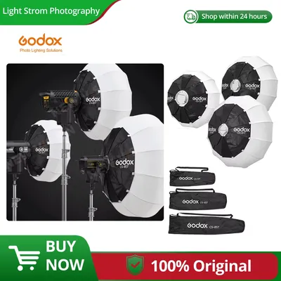 Godox CS-50T 50cm CS-65T 65cm CS-85T 85cm Collapsible Lantern Softbox Quick-install Portable Round Shape Bowens Mount Softbox