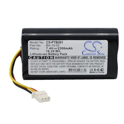 Li-ion Portable Printer Battery for Citizen, 7.4V, 2200mAh, Compatible Models: CMP-10 Mobile Thermal printer , CMP-10BT