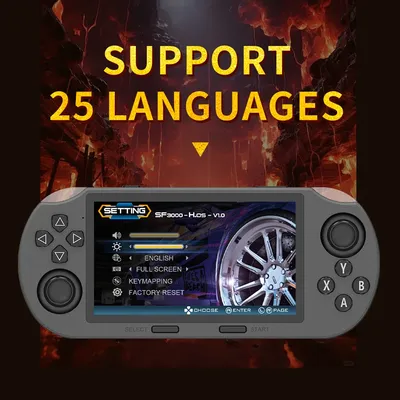 SF3000 Built-in 20000+ Games Retro Video Games Portable Handheld Game Console 4.5 Inch IPS Retro Game Consoles For Kids