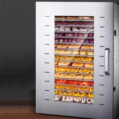 Fruit Vegetable Dryer Household Commercial Food Dehydrator Machine Stainless Steel Meat Drying Maker