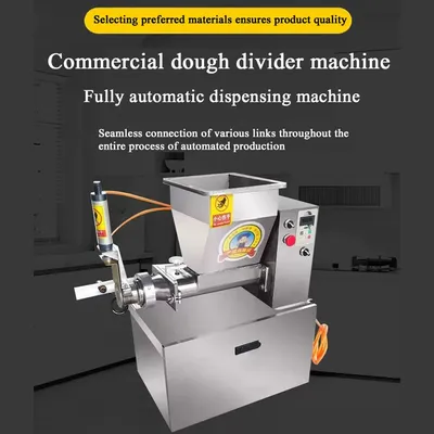 Fully Automatic Dual Speed Control Dough Cutting Machine, Multifunctional Commercial Noodle Dividing Machine