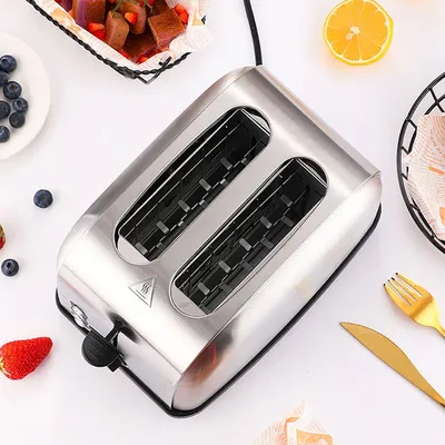 3-in-1 Breakfast Station, 2-Wide Slot Toaster With Adjustable Toasting Control, Non-Stick Griddle