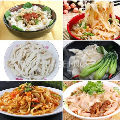BABEJING Small Stainless Steel Tabletop Italian Pasta Machine, Commercial Electric Noodle Forming Machine