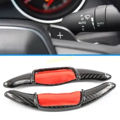 For 2018-2023 Toyota Corolla Camry Avalon RAV4 Prime Carbon Fiber Car Steering Wheel Shift Paddles Extension Shifters Gear kit