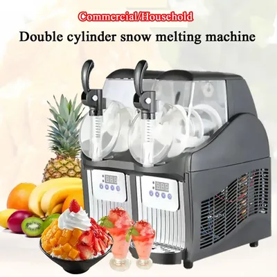 Slush Machine Commercial Snow Melting Machine One Two Three Cylinder Fully Automatic Sludge Machine