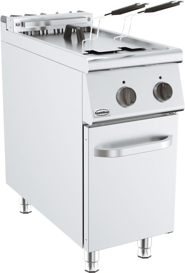 Combisteel Fritteuse mit 2 Körben und 22 Liter 400V aus Edelstahl 400x900x900mm Image