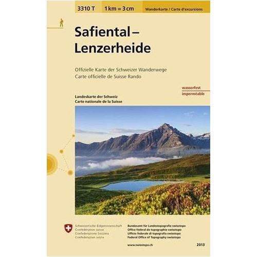 3310T Safiental - Lenzerheide Wanderkarte