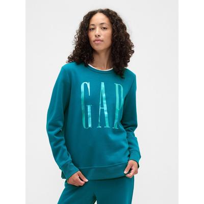 Gap Blue Relaxed Logo Crew Neck Jumper