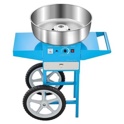 UIMOSO Electric Cotton Candy Machine with Cart, 1000W Commercial Candy Floss Maker with 20.5 in Stainless Steel Bowl - 20.5 in