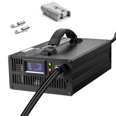 UIMOSO Forklift Battery Charger, 30A Smart Fully-Automatic Lead-Acid Battery Charger, 24 Volt Trickle Charger - 24V