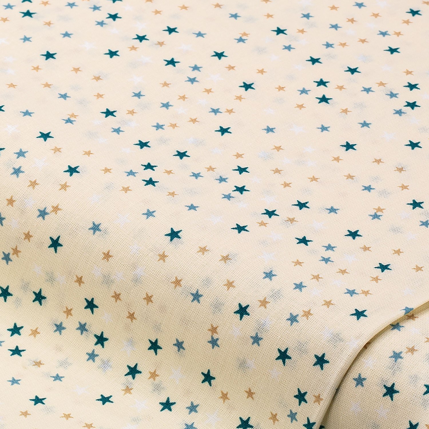 Baumwollstoff Sternchen „Sina“, creme-color Image