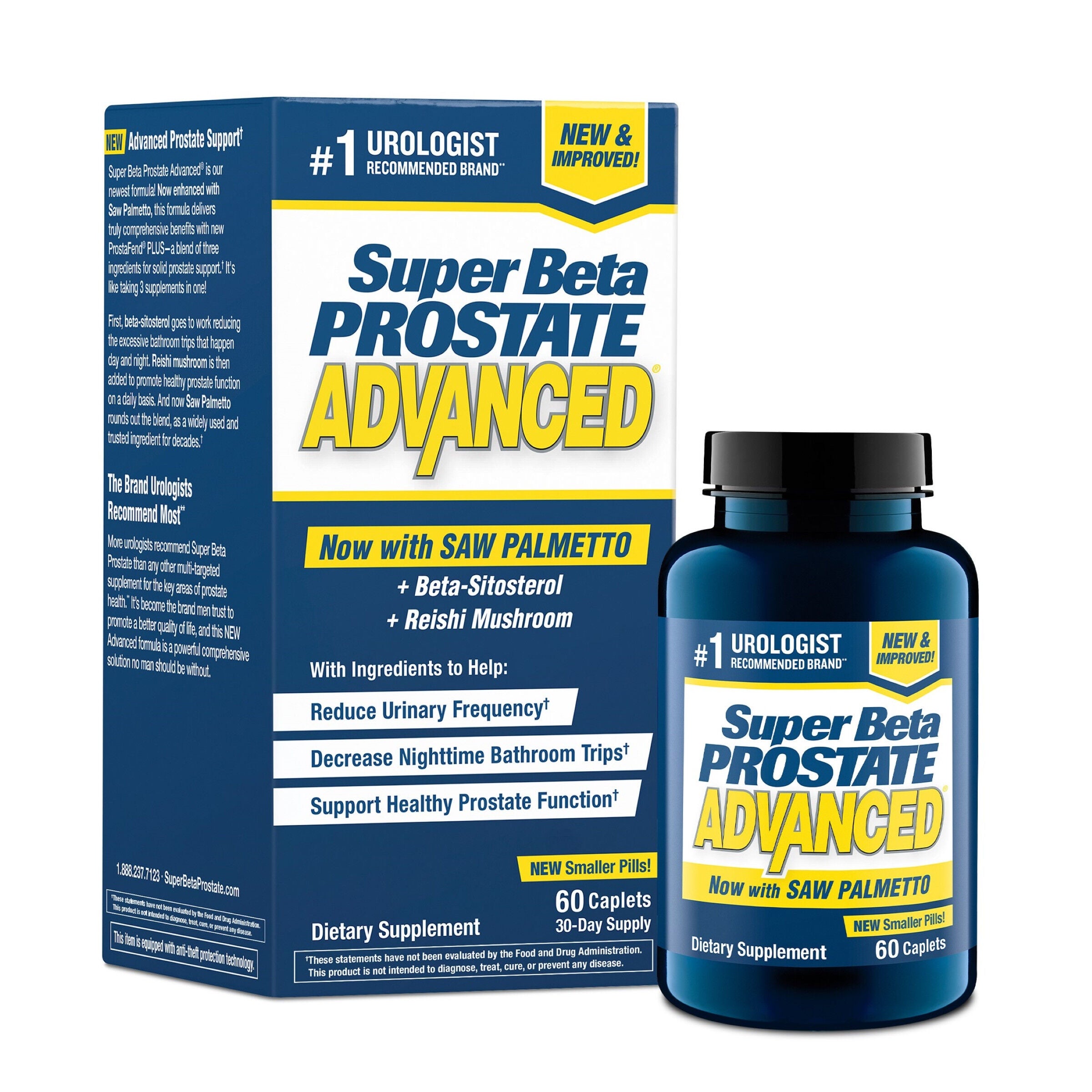 Super Beta Prostate Advanced Healthy - 60 Caplets (30 Servings)