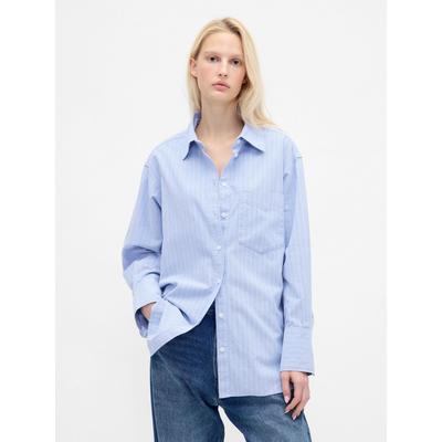 Gap Blue Cotton Oxford Big Shirt