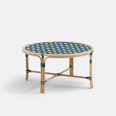 Bianca Rattan and Woven Resin Coffee Table