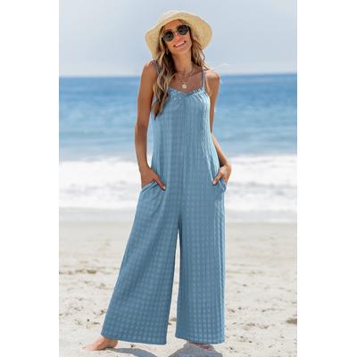 Sky Bound Blue Jumpsuit