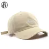 FS Weiß Beige Baumwolle Baseball Caps Für Männer Frauen Sommer Streetwear Trucker Hüte Brief Stickerei Hip Hop Cap Gorras Hombre
