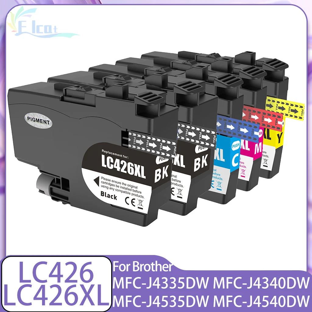Für Brother LC426 LC426XL Tinte Patrone Kompatibel Für Brother MFC-J4335DW MFC-J4340DW MFC-J4535DW MFC-J4540DW Drucker Patrone Image
