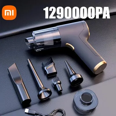 Xiaomi mijia kabelloser autos taub sauger 1290000pa saugen und blasen 2 in1 tragbarer hand gehaltener Heim-und Auto-Mini-Staubsauger mit doppeltem Verwendung zweck Image