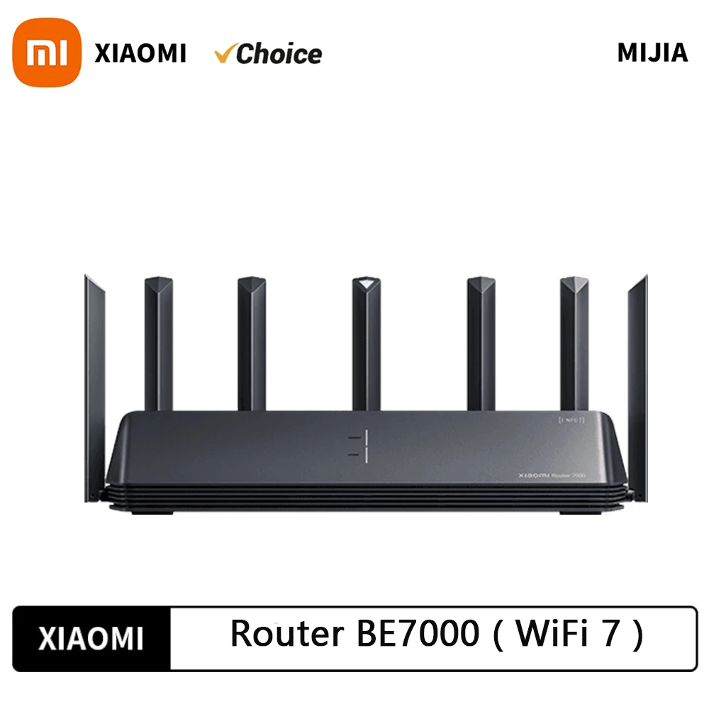 Xiaomi Mi Router BE7000 Tri-Band WiFi Repeater VPN 1 GB Mesh USB 3.0 IPTV 4 x 2,5 G Ethernet Ports Modem Signal Verstärker Wifi 7 Image