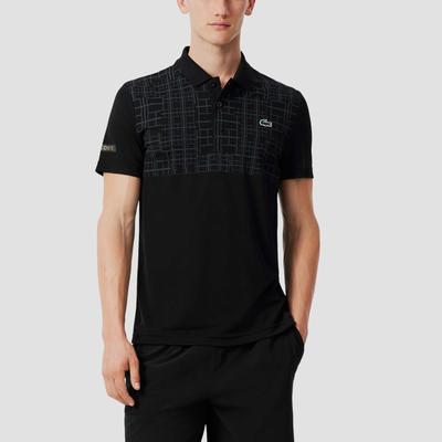 Lacoste Novak Djokovic Fan Polo Men's Tennis Apparel Black