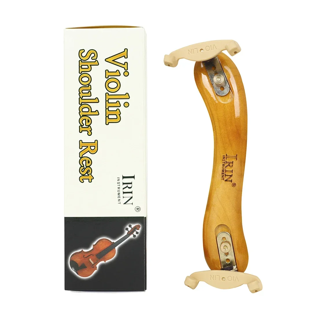 IRIN Violine Schulterstütze Ahorn Ou Feng Ruyi Modell Professionelle Violine Schulterstütze Einstellbar Für Verwendung Violine Zubehör & Teile Image