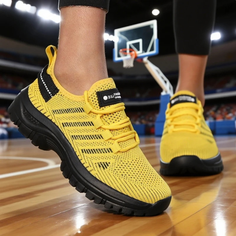 Anti-Rutsch-Turnschuhe für Damen, atmungsaktiv, vulkanisiert, Outdoor-Schuh, Tenis De Luxo feminino, modische Jogging-Trainer, 2025, Damenschuh