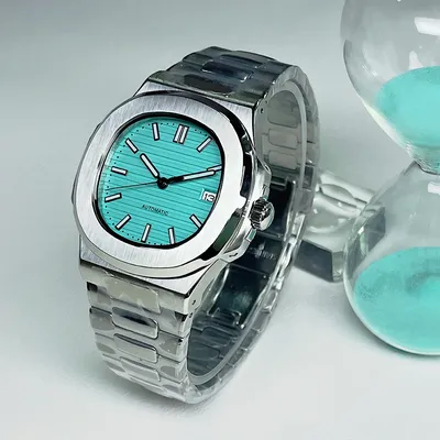 2025 New Fashion 42mm steel case NH35 automatic Mechanical Watch for Men, 50m water-resistant classic watch, blue dial AAA