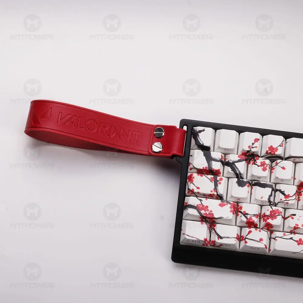 Echtes Leder-Tastaturband, mechanisches Tastaturband, individuelle Anpassung, magnetische Achse, Tastaturband, Wooting Atk68 Drunkdeer Image