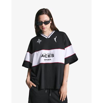 Bershka Wnba Short Sleeve T-Shirt Women Xs-S Black