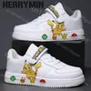 Pokemon Kinderschuhe Pikachu Turnschuhe Mädchen Jungen Schuhe Casual Kid Running Fashion Sport 7 und 18 Jahre alte Mädchen Schuhe Geschenk