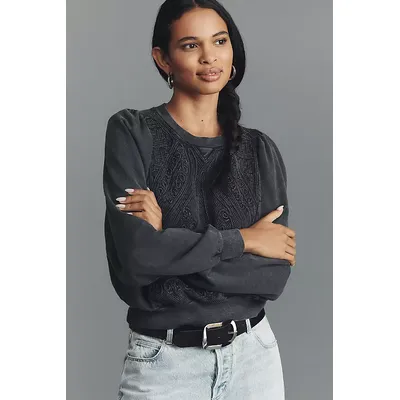 Pilcro Embellished Sweatshirt
