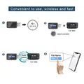 Ricevitore trasmettitore Bluetooth 5.4 Adattatore audio wireless USB con microfono Chiamata in vivavoce Musica per auto Radio FM Kit di alimentazione USB per auto