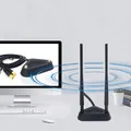 Cavo di prolunga a doppia frequenza Antenna Router Wifi adattatore connettore scheda di rete Wireless Base di aspirazione magnetica 2.4G/5G