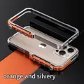 Custodia per telefono con braccio meccanico con dissipazione del calore senza telaio in metallo di lusso per iPhone 13 14 15 16 Pro Max Plus Custodia protettiva antiurto