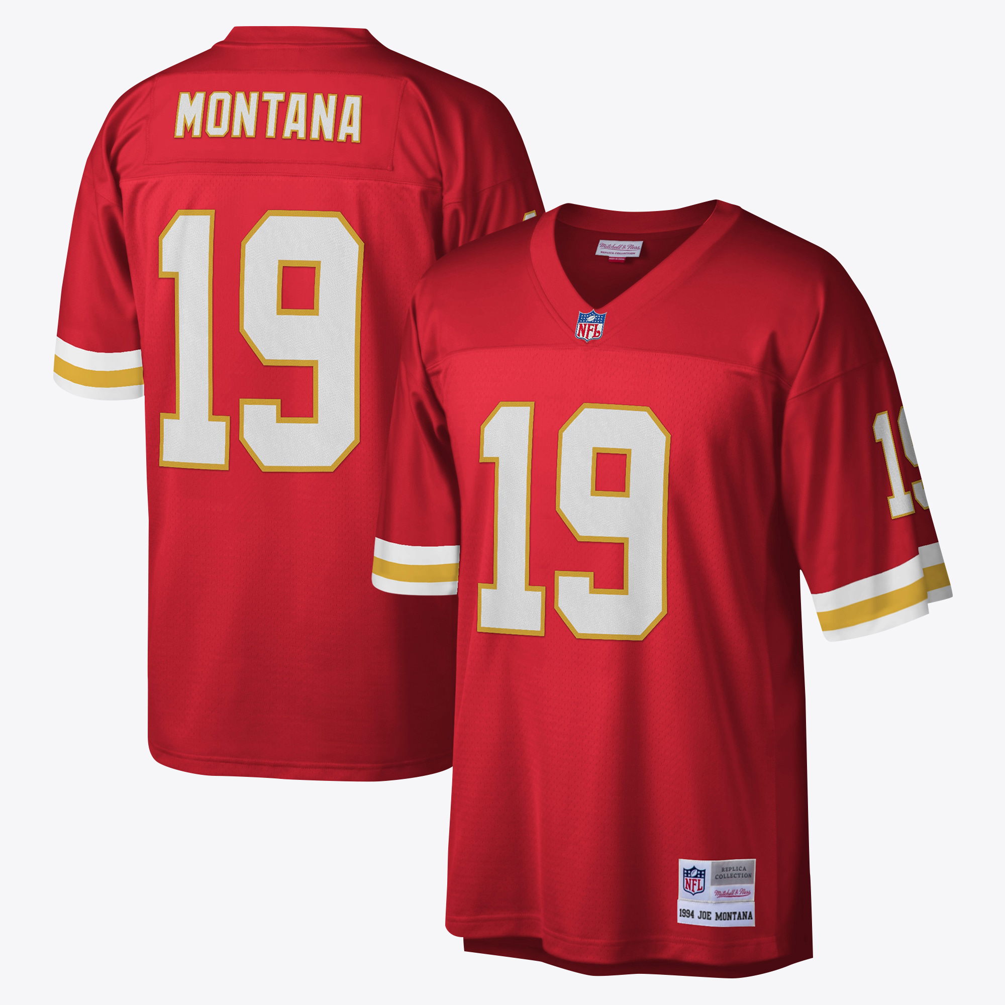 Kansas City Chiefs Mitchell und Ness Legacy-Trikot – Joe Montana – Herren Image