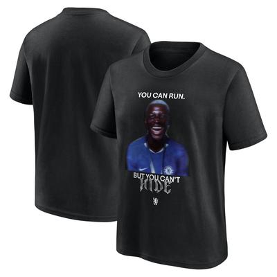 Chelsea You Can Run Grafik-T-Shirt – Schwarz – Kinder Image