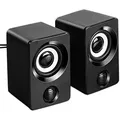 Altoparlanti per computer surround con altoparlante multimediale stereo alimentato tramite cavo USB per PC/laptop/smartphone