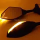 Specchietto retrovisore sportivo integrato con indicatori di direzione a freccia LED per specchietto moto Suzuki GSXR600 GSXR1000