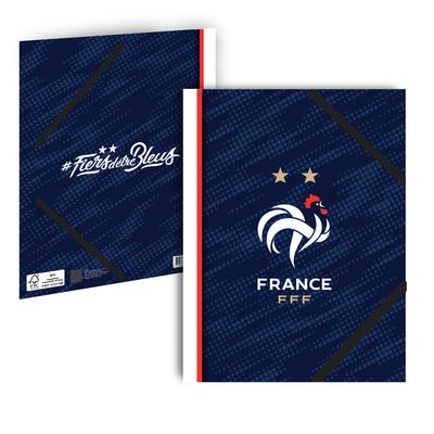 Frankreichs Nationalteam FFF Kartonmappe mit 3 Klappen – 23 x 31 cm Image