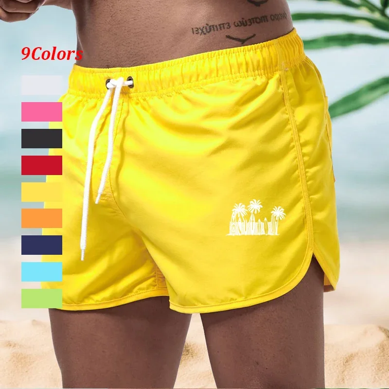 Atmungsaktive Herren-Badehose mit Kordelzug und Taschen, schnell trocknend, Badehose, Badeanzug, Boardshorts, Badeshorts zum Surfen, Strand, Sommer Image